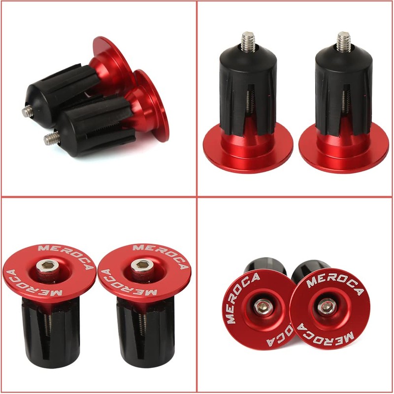 Samcos Bicycle Bike Bar End Plug, Bar End Cap, 1