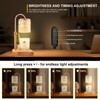 TOACSUCP Candle Warmer Lamp with 3 Bulbs, Adjustable Height Dimmable