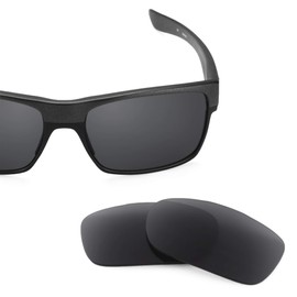 Revant Replacement Lenses for Oakley TwoFace sunglasses, UV Protection, Anti-Scratch and Impact Resistant, Polarized Stealth Black