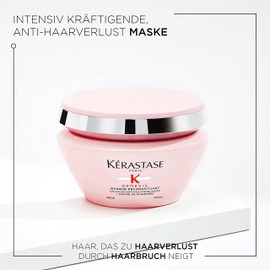 Kérastase Strengthening Hair Mask for Brittle and Damaged Hair, Restorative and Effective Against Hair Loss, Masque Reconstituant, Genesis, 200 ml