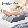 Contoured Memory Foam Leg Pillow – Dual Leg Support for
