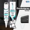 PENTAUSA PentaUSA Dunkelgrau Fugenm?rtel - Fugenkitt Reparatur Anthrazitgrau, Tube zum