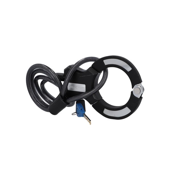 Fischer Bicycle Spiral Lock with Clamp RK120/10, Universal Use and