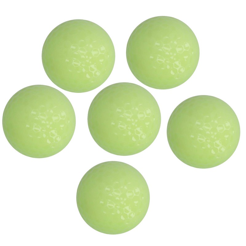 6 Pcs/Set Luminous Golf Ball Super Bright Luminous Golf Ball