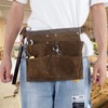 Waxed Canvas Apron Thickened Waterproof Tools Pocket Apron for Garden