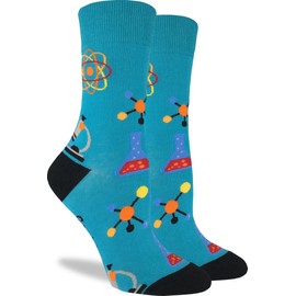 Good Luck Sock Women's Science Socks, Adult, Shoe Size 5-9