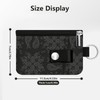 CCUMI Wallet for Women Mini Zip Card Case with Clear