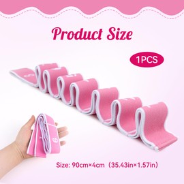 Stretching Band,Yoga Stretching Strap Met 8 Lussen, Zeer Elastische Oefenband Voor Effectieve Stretch Training, Dehnband Fitness & Yoga Band Zur Verbesserung Der Flexibilität