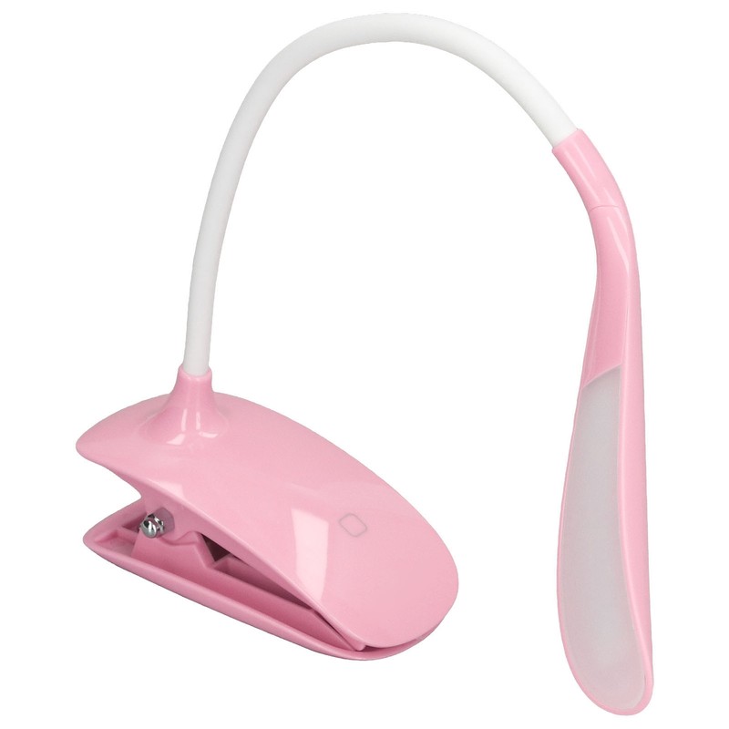 LED Desk Lamp 360° Adjustable Clip On USB Rechargeable Table