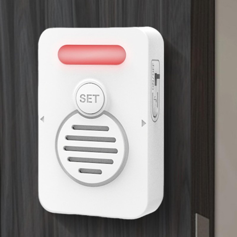 Refrigerator Door Alarm, Window Ajar Alarm with Adjustable Voice Reminders,