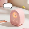 Smart Alarm Clock Cute Rabbit Capsule Look LED Night Light