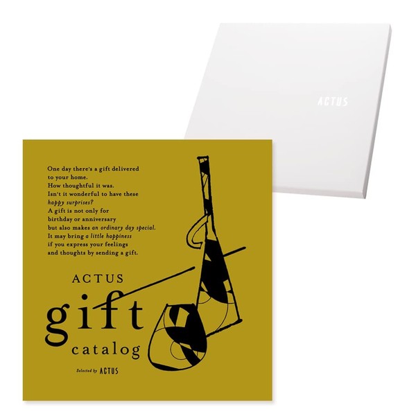 ACTUS Gift Catalog Straw Course (Packaged/Aqua White A) | Ochugen Baby Shower Gift Wedding Gift