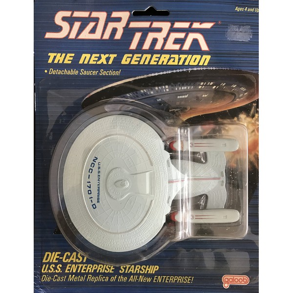 Die-Cast U.S.S. Enterprise Starship NCC-1701-D - Star Trek: The Next Generation
