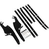 TCMT Windscreen Windshield Mount Bracket Kits Fits For Harley Softail