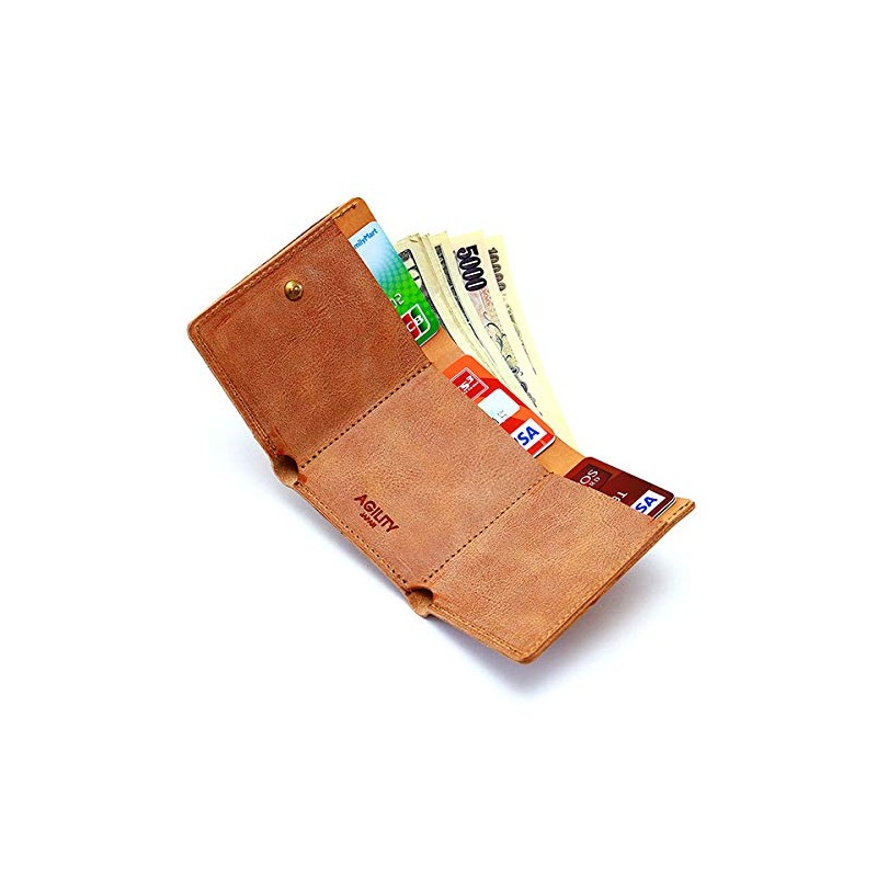 Agility affa "Lion" Mini Wallet, Trifold Wallet, Ultra Small Wallet,