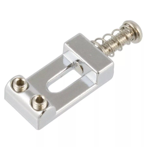 Allparrts NEW (6) CHROME 70s Style Bridge Saddles for Vintage