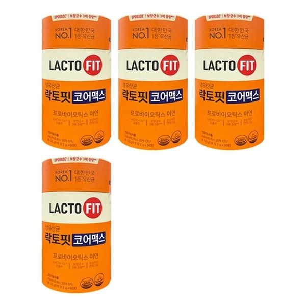 Lactopit Raw Lactobacillus Core Max 2g / 락토핏 생유산균 코어맥스 2g x 60포 4통, 락토핏 생유산균 코어맥스 2g x 60포 4통