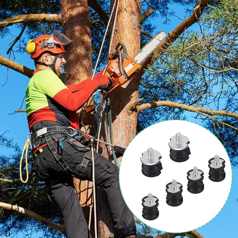 6Pcs Buffer Mounts Chainsaw Parts AV Buffer For Husqvarna 61