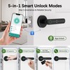 CHEN LCLILICHEN Fingerprint Door Lock Smart Door Knob with Keypad,