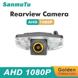 SanmuTu Vehicle Car Rear View Camera for Honda Accord/Acura TSX/Pilot/Civic EK/Civic FD/Odyssey/Acura TSX CCD HD Fisheye Waterproof Reverse Parking Camera AHD 1080P Night Vison Reverse Parking Cam
