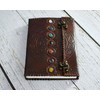 India House - Handmade Leather Journal Embossed Perfect for Calligraphy,