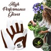 Leather Gardening Safety Working Gloves Thorn Proof for Men and