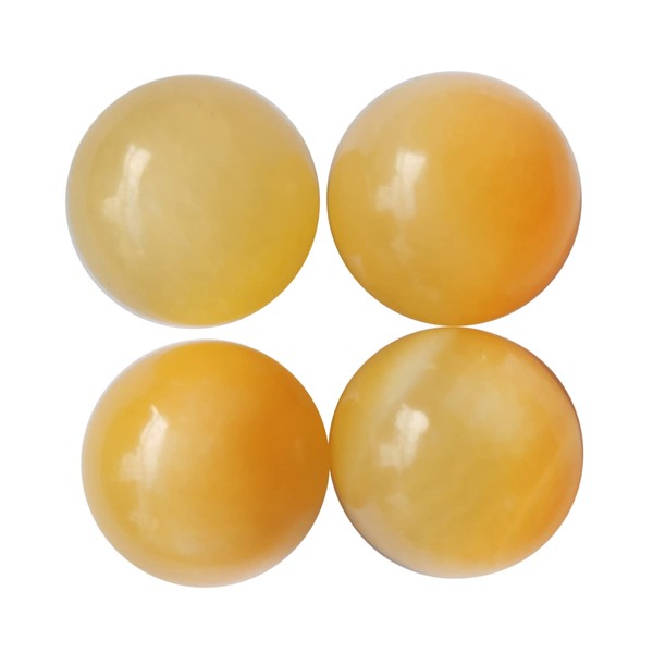 Lovionus89 Lovionus89 4Pcs Healing Crystal Ball Divination Sphere, 25mm Hand