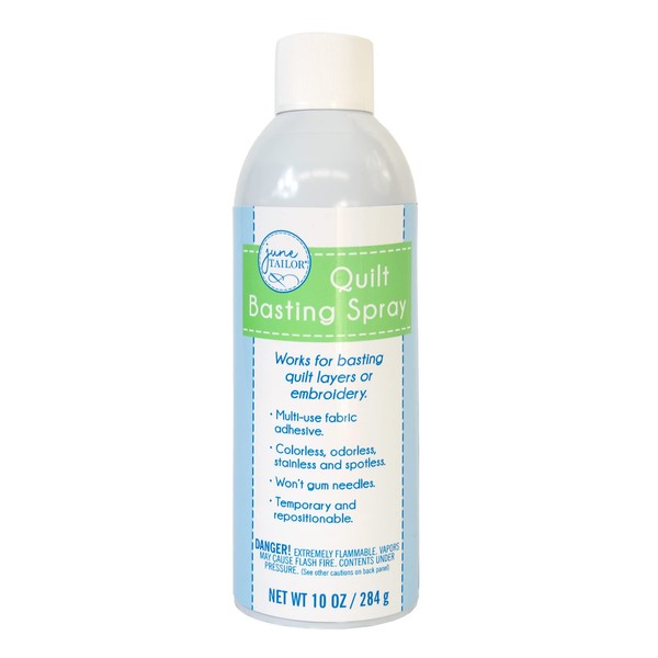 June Tailor JT440 Quilt Basting Spray, 10 ounce can Blue