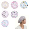 Liroyal Shower Cap Waterproof Hair Cap (Set of 6) Vanity