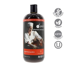 Pure Liquid Soy Lecithin Gluten-Free Vegan OU Kosher Certified - 1L/33.8oz