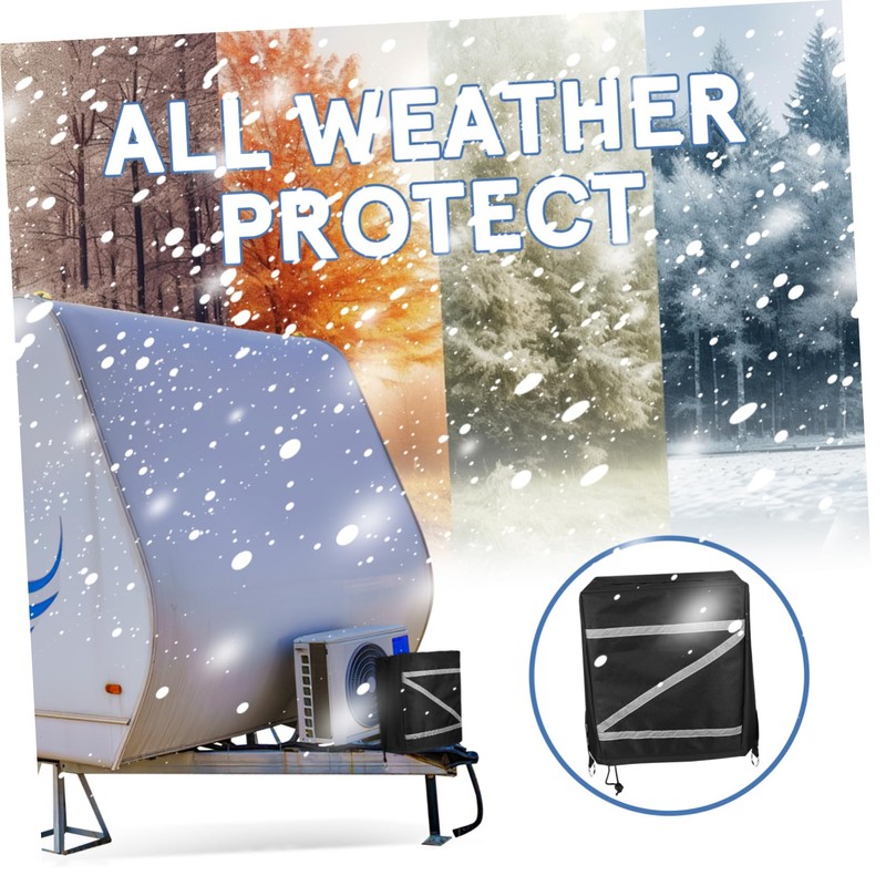 FUNOMOCYA Rv Trailer Accessories Waterproof Cover Oxford Fabric Jack Cover
