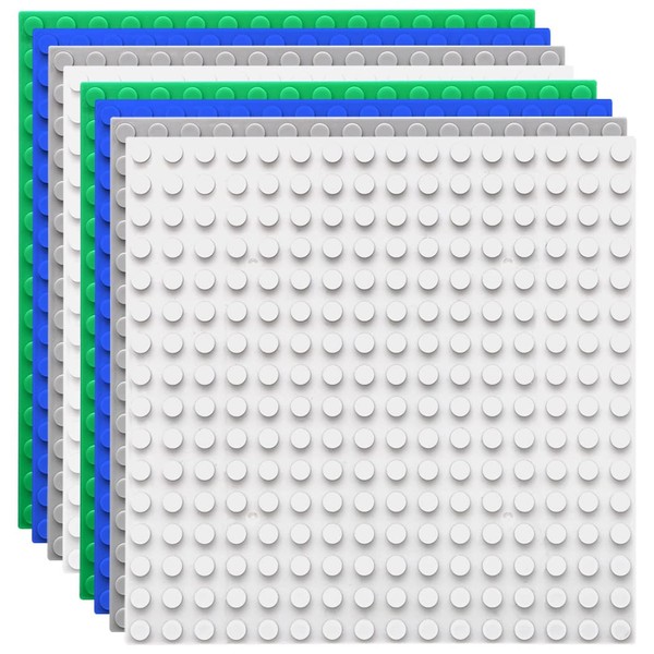 Etarnfly 8 Pack Classic Base Plates,12.8 x 12.8 cm Building