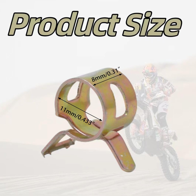 Holmgillick Oregon Part 02-040 Fuel Line Clamp For 1/4" &