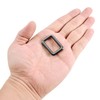 sourcing map Metal Rectangle Ring Buckles 25x15mm for Bags Belts