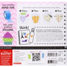 Klutz Make Your Own Washi Tape Stickers: Shape This Tape Into Crazy Cute Stickers Craft Kit