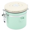 Coffee Canister Mint Green Food Grade Stainless Steel Airtight Coffee