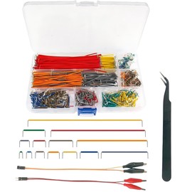 MTDELE 14 Vaules 840 Pcs 2-125mm Breadboard Jumper Wires Kit