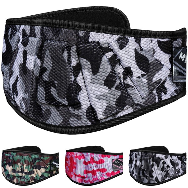 Mytra Fusion Ultra Sleek Camo Fitness Weight Lifting Belt for