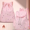 Yitengteng Ballet Backpack Rainbow Prints,Ittle Girls Ballerina Bag,Adorable Pink Kids