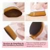 Brocha Plana De Maquillaje Kabuki Para Base Corrector Polvo