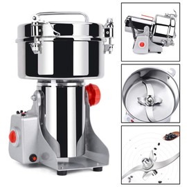 Frezon Stainless Steel 700g Herb Grain Grinder Mill Electric Grain Mill Cereal Machine,High Speed/Durable Life For Home,Restaurant, Hotel, Bar, Food Store
