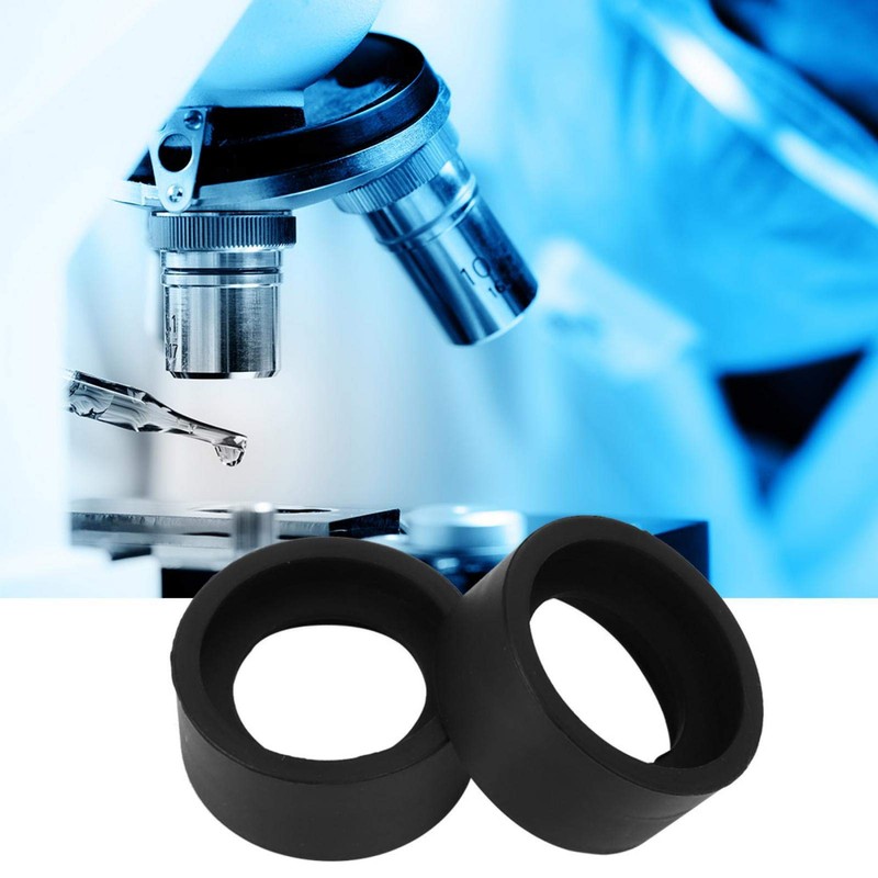 Pack of 2 Microscope Eyepiece Eye Protection, Diameter Rubber Eyepiece
