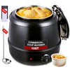 500W Soup Warmer Commercial - 10QT Soup Kettle Electric Soup