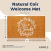 Natural Coir Thanksgiving Doormat, Give Thanks, Fall Holiday Decor (17