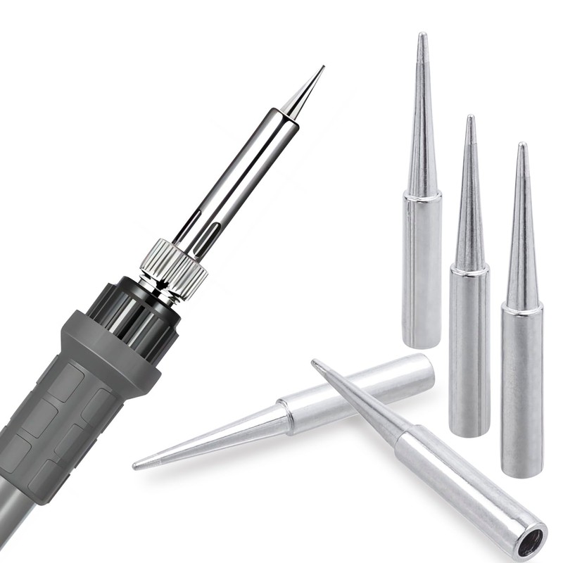 Treki 10pcs Soldering Iron Tips, 900m-T-LB Solder Iron Tips Replacement