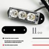 FXC (2PCS 3-LED Strobe Lights Amber Waterproof Emergency Beacon Flash