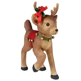 Bethany Lowe Designs Retro Reindeer with Bells