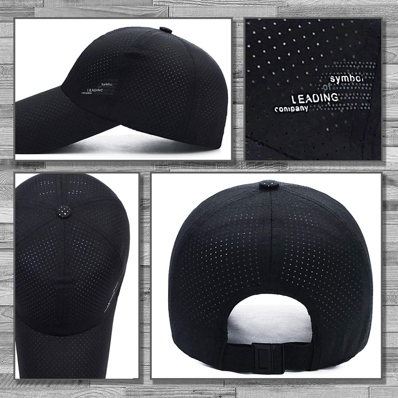 LEX STANDARD CH014 Men's Cap, Mesh, Wide Brim, Logo, Sports,