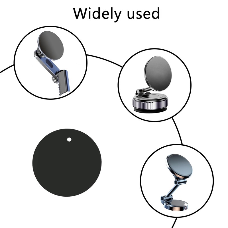 BGJRBY Mount Metal Plate（8Pack） for Magnetic Car Mount Phone Holder