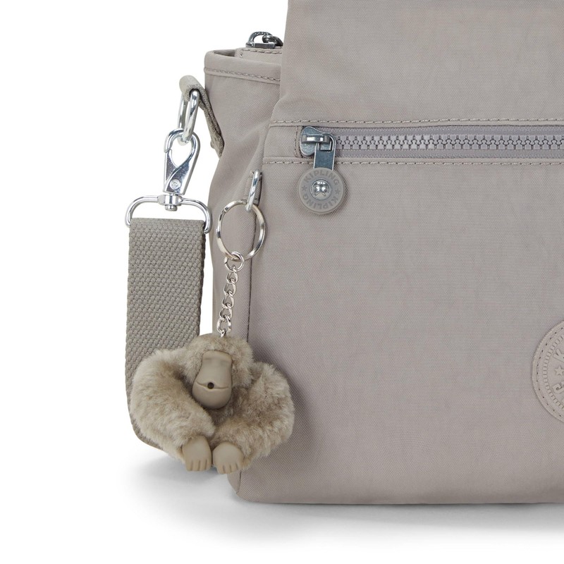 Kipling Women's Elysia Handbag, Grey Gris, Medium